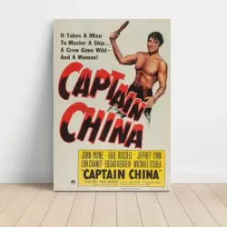 Captain China (1950) Fine Art Movie Poster