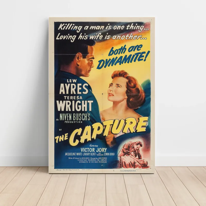 The Capture (1950) Fine Art Movie Poster
