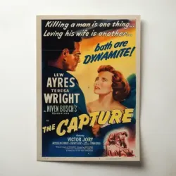 The Capture (1950) Fine Art Movie Poster