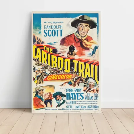 The Cariboo Trail (1950) Fine Art Movie Poster