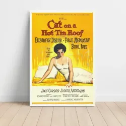 Cat on a Hot Tin Roof (1958) Fine Art Movie Poster
