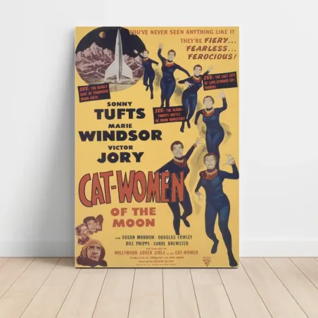 Cat-Women of the Moon (1953) Fine Art Movie Poster