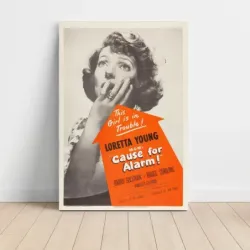 Cause for Alarm! (1951) Fine Art Movie Poster