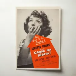 Cause for Alarm! (1951) Fine Art Movie Poster