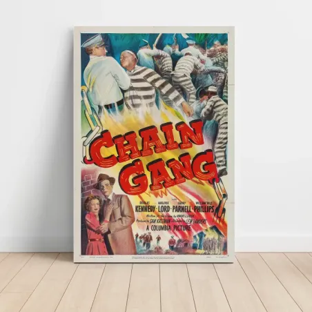 Chain Gang (1950) Fine Art Movie Poster
