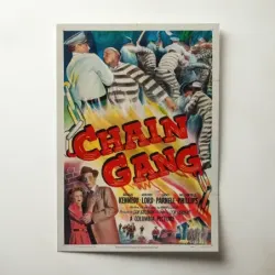 Chain Gang (1950) Fine Art Movie Poster