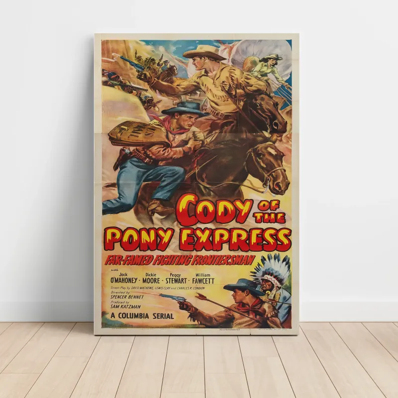 Cody of the Pony Express (1950) Fine Art Movie Poster