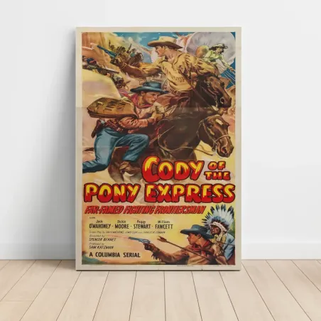 Cody of the Pony Express (1950) Fine Art Movie Poster