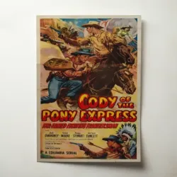 Cody of the Pony Express (1950) Fine Art Movie Poster