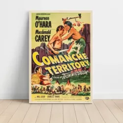 Comanche Territory (1950) Fine Art Movie Poster