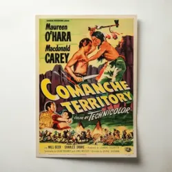 Comanche Territory (1950) Fine Art Movie Poster