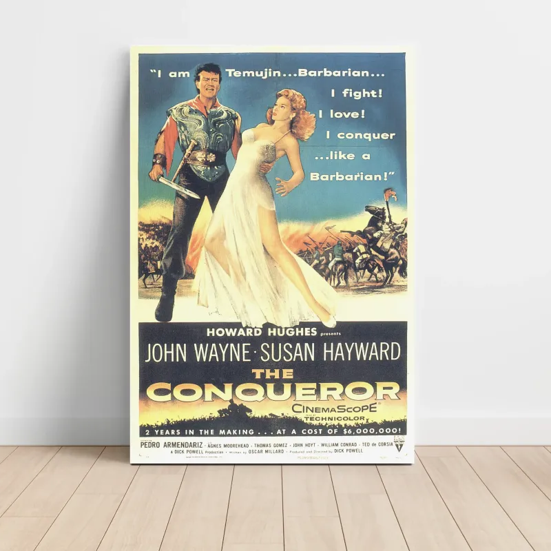The Conqueror (1956) Fine Art Movie Poster