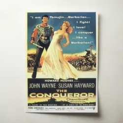 The Conqueror (1956) Fine Art Movie Poster
