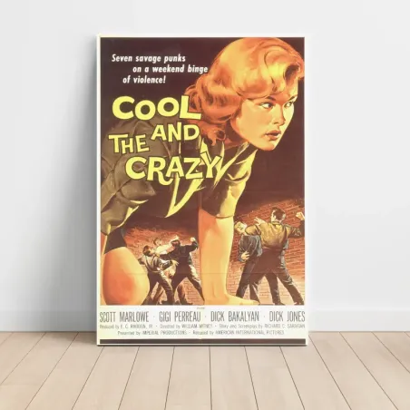 The Cool and the Crazy (1958) Fine Art Movie Poster