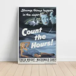 Count the Hours! (1953) Fine Art Movie Poster