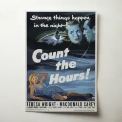 Count the Hours! (1953) Fine Art Movie Poster