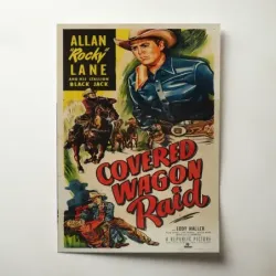 Covered Wagon Raid (1950) Fine Art Movie Poster