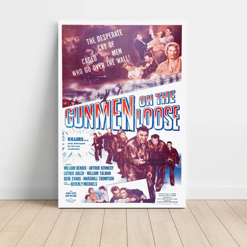 Crashout (1955) Fine Art Movie Poster