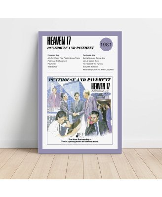 Heaven 17 – Penthouse And Pavement Fine Art Album Poster