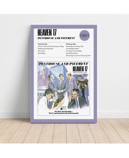 Heaven 17 – Penthouse And Pavement Fine Art Album Poster
