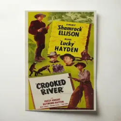 Crooked River (1950) Fine Art Movie Poster