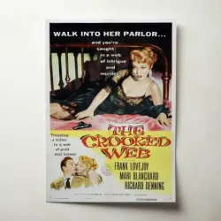 The Crooked Web (1955) Fine Art Movie Poster