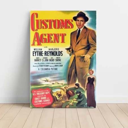 Customs Agent (1950) Fine Art Movie Poster