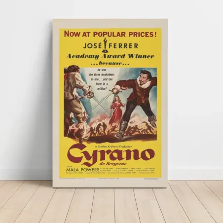 Cyrano de Bergerac (1950) Fine Art Movie Poster