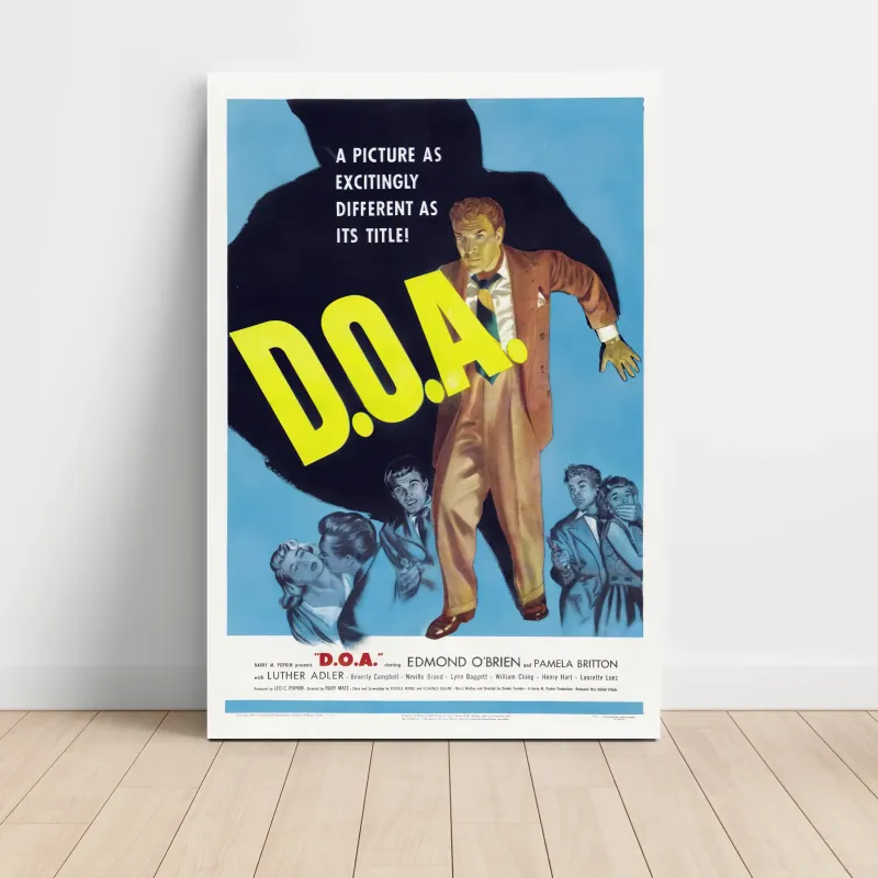 D.O.A. (1950) Fine Art Movie Poster
