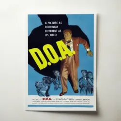 D.O.A. (1950) Fine Art Movie Poster