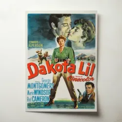 Dakota Lil (1950) Fine Art Movie Poster