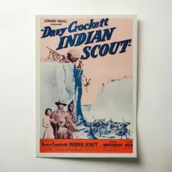 Davy Crockett, Indian Scout (1950) Fine Art Movie Poster