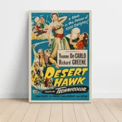 The Desert Hawk (1950) Fine Art Movie Poster