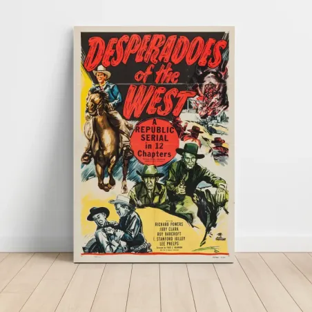 Desperadoes of the West (1950) Fine Art Movie Poster