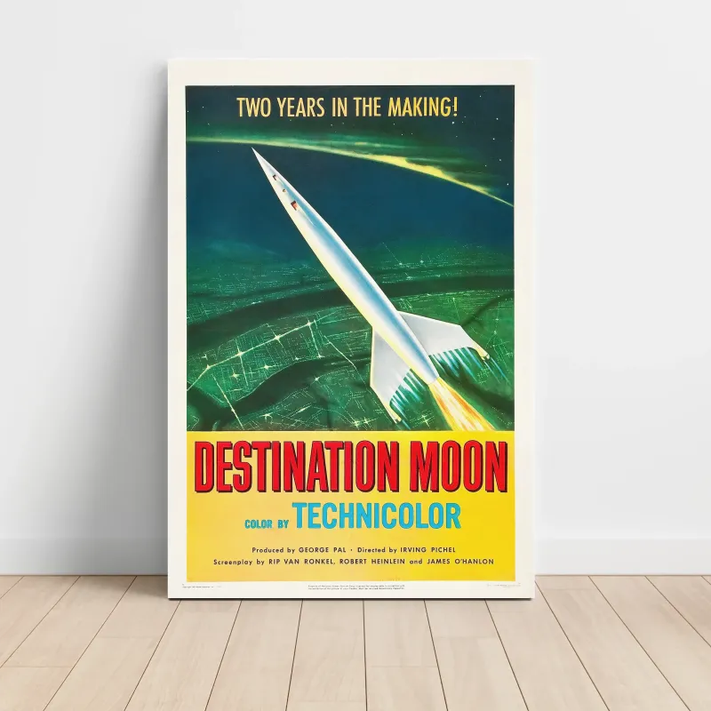 Destination Moon (1950) Fine Art Movie Poster