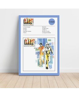 AIR – Moon Safari Fine Art Album Poster | Music Decor