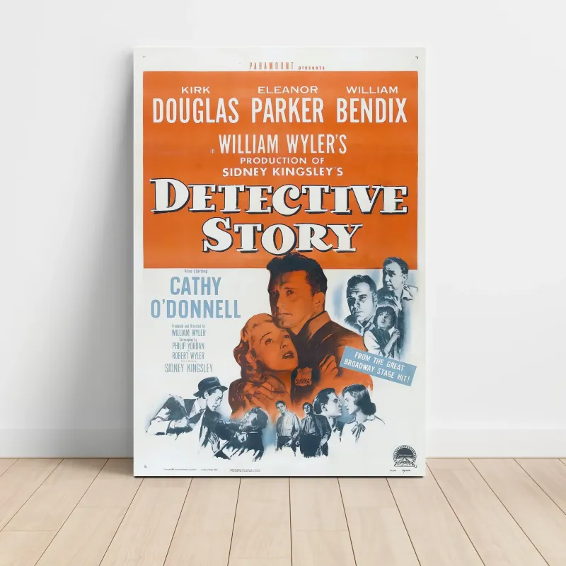 Detective Story (1951) Fine Art Movie Poster