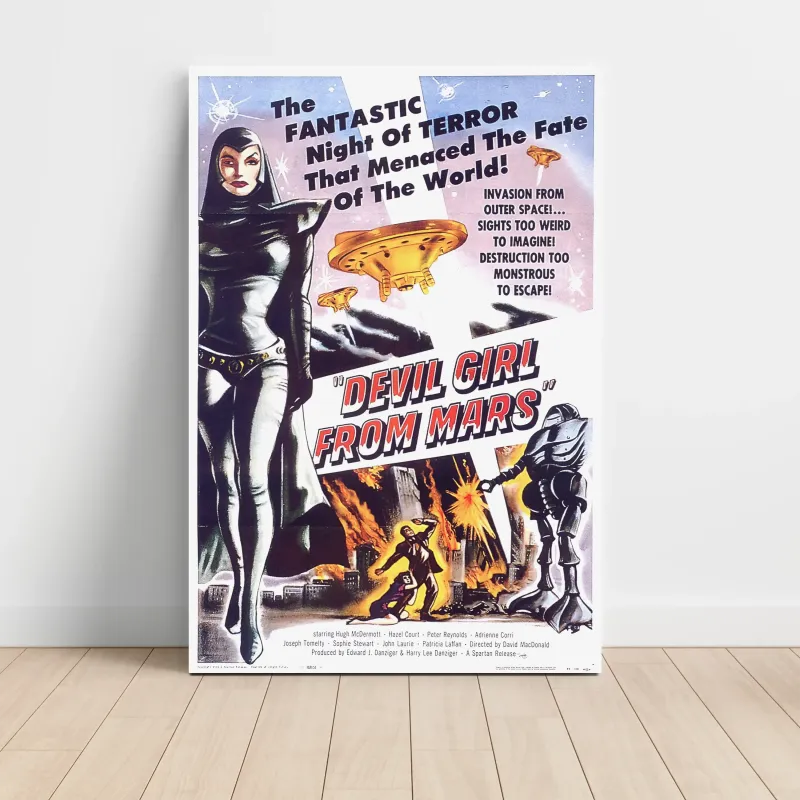 Devil Girl from Mars (1954) Fine Art Movie Poster
