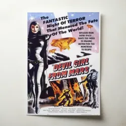 Devil Girl from Mars (1954) Fine Art Movie Poster