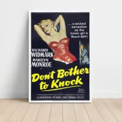 Don't Bother to Knock (1952) Fine Art Movie Poster