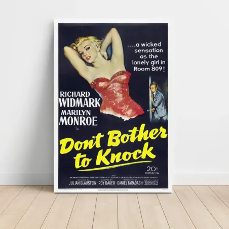 Don't Bother to Knock (1952) Fine Art Movie Poster