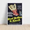 Don't Bother to Knock (1952) Fine Art Movie Poster