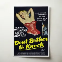 Don't Bother to Knock (1952) Fine Art Movie Poster