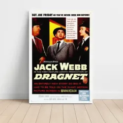 Dragnet (1954) Fine Art Movie Poster