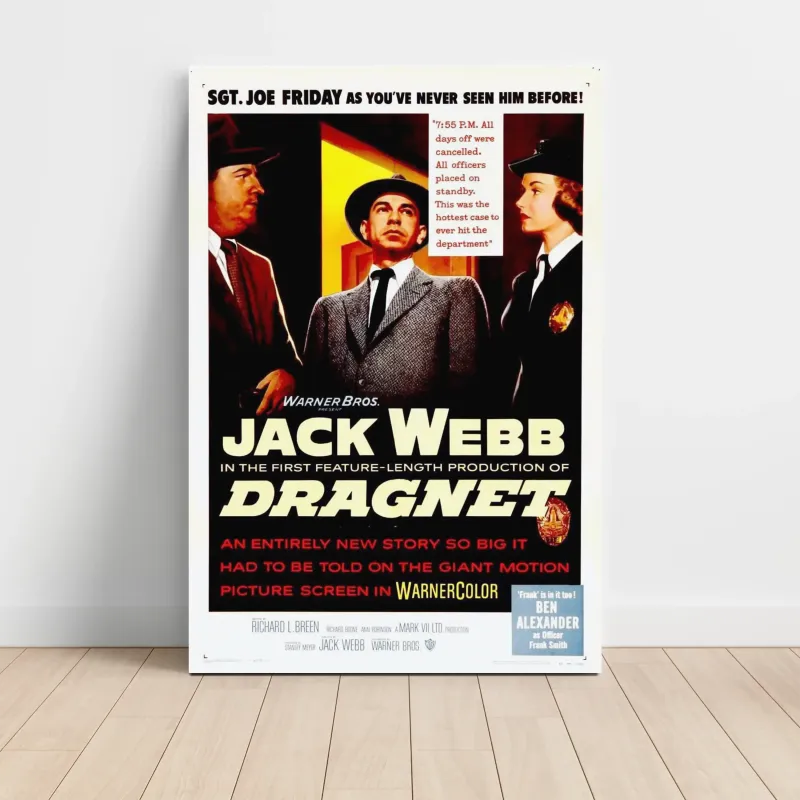 Dragnet (1954) Fine Art Movie Poster