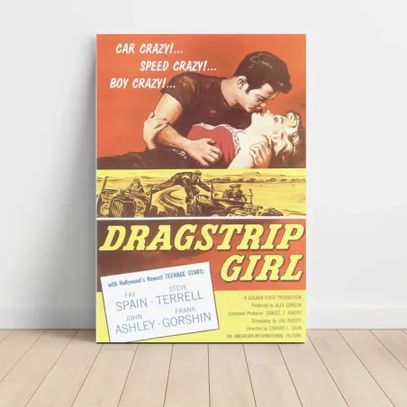 Dragstrip Girl (1957) Fine Art Movie Poster