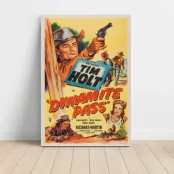 Dynamite Pass (1950) Fine Art Movie Poster