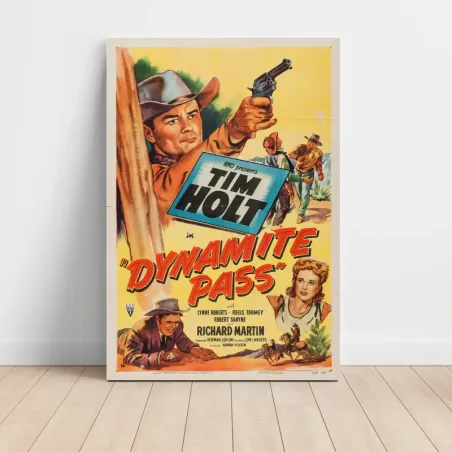 Dynamite Pass (1950) Fine Art Movie Poster