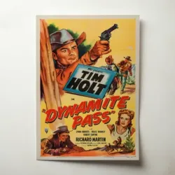 Dynamite Pass (1950) Fine Art Movie Poster