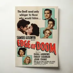 Edge of Doom (1950) Fine Art Movie Poster